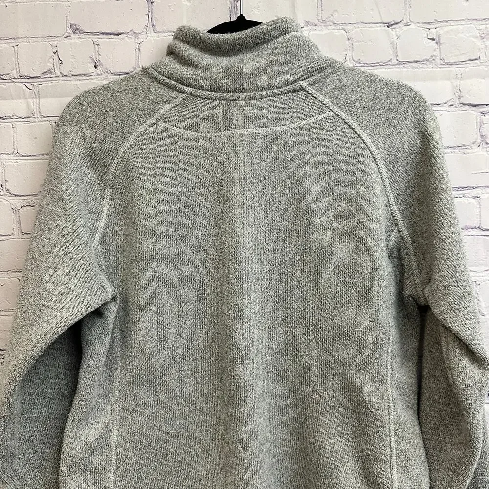 The North Face Women's Gray Full Zip Fleece Jacket Size Medium - Picture 7 of 8